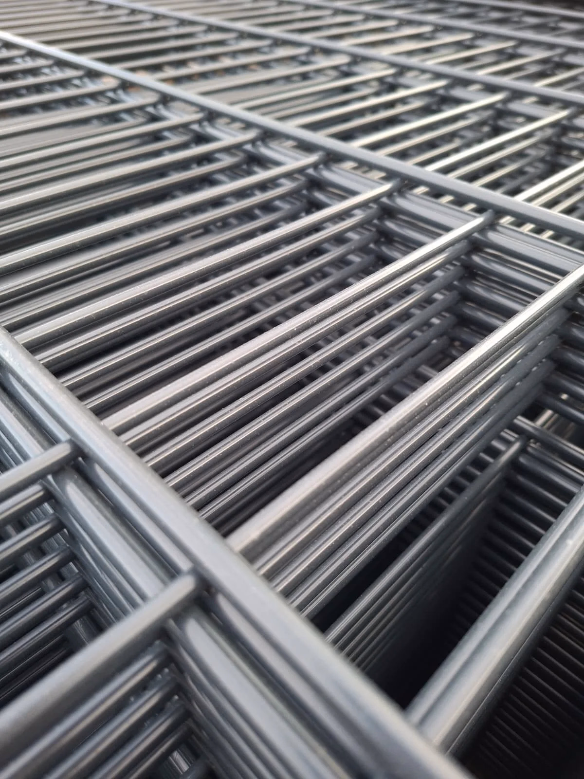 Doppelstabmattenzaun · Matten · Nahaufnahme · Material