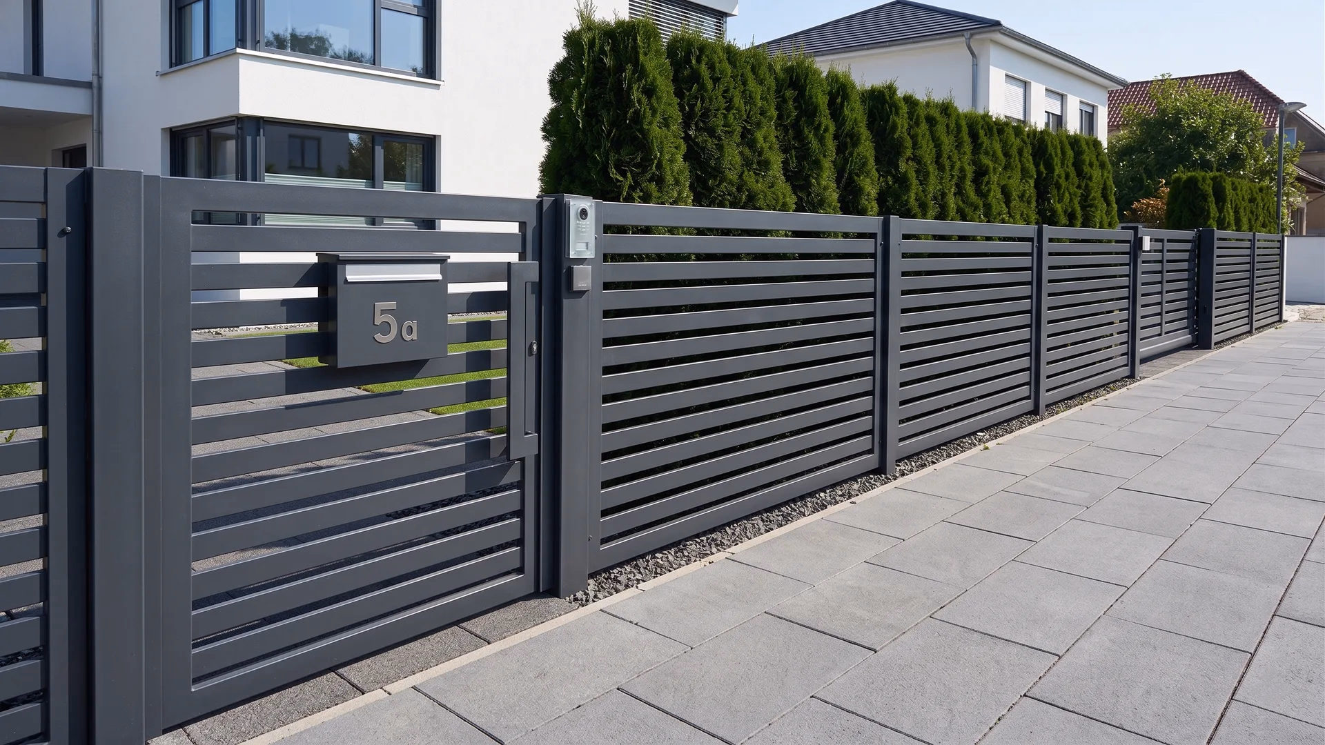 Individuelle Metallkonstruktion als Beispiel